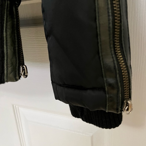 RUDSAK NYLON PARKA WITH LEATHER TRIM AND FUR TRIMMED HOODIE - Picture 17 of 17